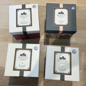 Complete set of downtown Abbey ceramic mugs